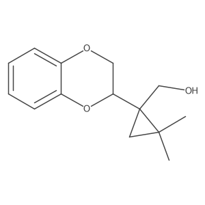 [1-(2,3-Dihydro-1,4-benzodioxin-2-yl)-2,2-dimethylcyclopropyl]methanol结构式