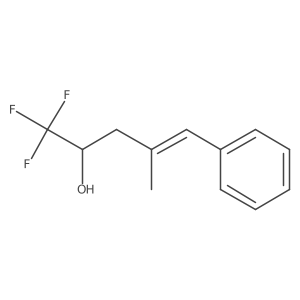 1,1,1-Trifluoro-4-methyl-5-phenylpent-4-en-2-ol结构式