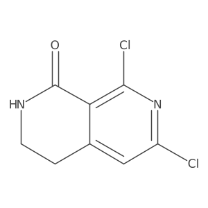 6,8-Dichloro-3,4-dihydro-2H-2,7-naphthyridin-1-one Structure