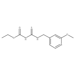ethyl N-{[(2-methoxypyridin-4-yl)methyl]carbamothioyl}carbamate结构式