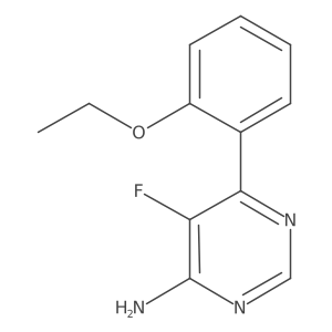 6-(2-Ethoxyphenyl)-5-fluoropyrimidin-4-amine Structure