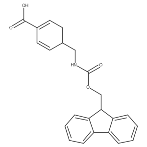4-[(9H-Fluoren-9-ylmethoxycarbonylamino)-methyl]-cyclohexa-1,5-dienecarboxylic acid Structure
