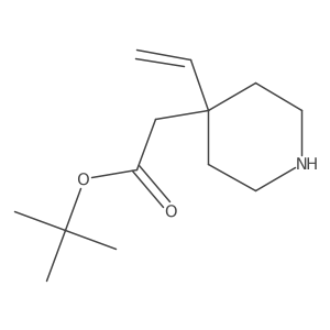 Tert-butyl 2-(4-ethenylpiperidin-4-yl)acetate Structure