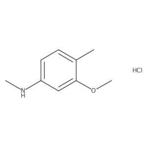 3-methoxy-N,4-dimethylaniline hydrochloride Structure
