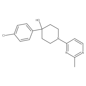 4-(4-Chlorophenyl)-1-(2-methylpyrimidin-4-yl)piperidin-4-ol Structure