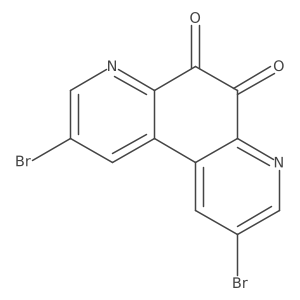 2,9-Dibromo-4,7-phenanthroline-5,6-dione结构式