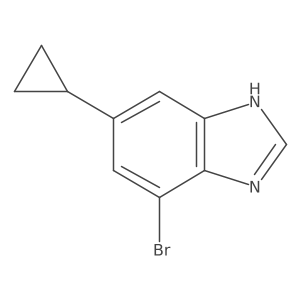 4-Bromo-6-cyclopropylbenzimidazole Structure