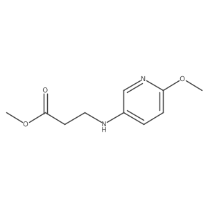 Methyl 3-[(6-methoxypyridin-3-yl)amino]propanoate Structure