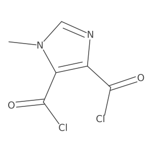 1-Methyl-1H-imidazole-4,5-dicarbonyl dichloride结构式