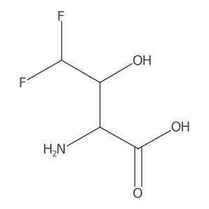 (2S,3R)-2-Amino-4,4-difluoro-3-hydroxybutanoic acid Structure