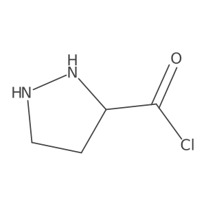 3-Pyrazolidinecarbonyl chloride Structure