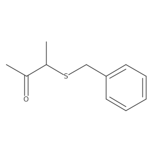 3-Benzylmercaptobutan-2-one Structure