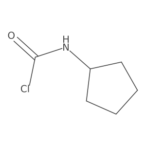 N-cyclopentylcarbamic chloride Structure