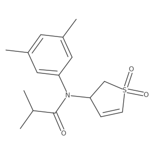 N-(3,5-dimethylphenyl)-N-(1,1-dioxido-2,3-dihydrothiophen-3-yl)isobutyramide Structure