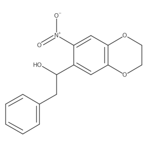 1-(7-Nitro-2,3-dihydrobenzo[b][1,4]dioxin-6-yl)-2-phenylethanol Structure