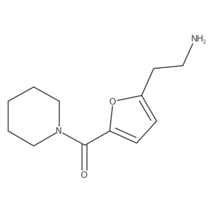 [5-(2-Aminoethyl)-2-furanyl]-1-piperidinylmethanone Structure