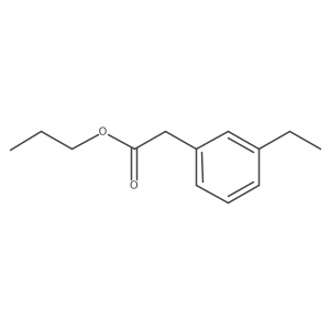 Propyl 3-ethylbenzeneacetate结构式