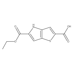 5-ethoxycarbonyl-4H-thieno[3,2-b]pyrrole-2-carboxylic acid Structure