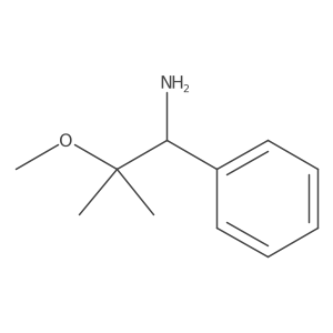 (S)-2-methoxy-2-methyl-1-phenylpropan-1-amine结构式