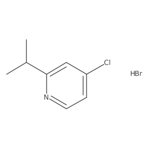 4-Chloro-2-isopropylpyridine hydrobromide结构式