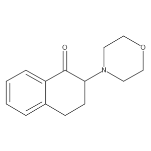 3,4-Dihydro-2-(4-morpholinyl)-1(2H)-naphthalenone Structure
