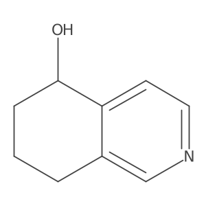 (5R)-5,6,7,8-Tetrahydroisoquinolin-5-ol结构式