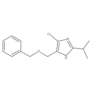 4-chloro-2-(1-methylethyl)-5-{[(phenylmethyl)oxy]methyl}-1H-imidazole结构式