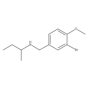 [(3-Bromo-4-methoxyphenyl)methyl](butan-2-yl)amine Structure