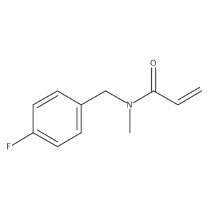 N-[(4-fluorophenyl)methyl]-N-methylprop-2-enamide Structure