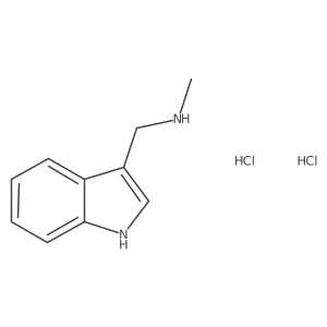 1-(1h-Indol-3-yl)-n-methylmethanamine dihydrochloride Structure