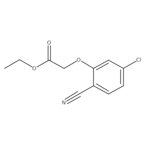 Ethyl (5-chloro-2-cyanophenoxy)acetate结构式