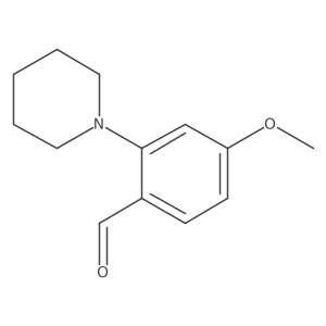 4-Methoxy-2-(piperidin-1-yl)benzaldehyde Structure