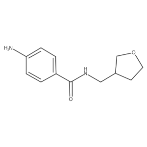 4-amino-N-((tetrahydrofuran-3-yl)methyl)benzamide Structure