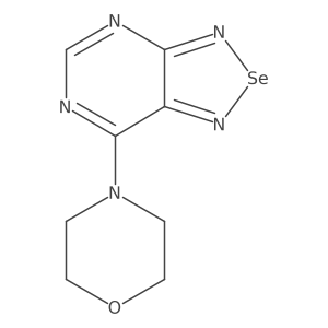 7-(4-Morpholinyl)[1,2,5]selenadiazolo[3,4-d]pyrimidine结构式
