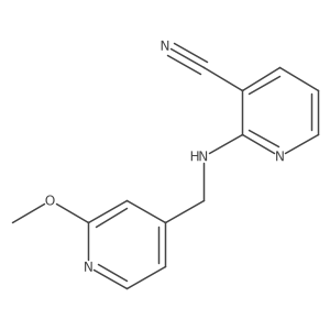 2-(((2-Methoxypyridin-4-yl)methyl)amino)nicotinonitrile Structure
