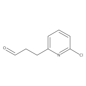 3-(6-Chloropyridin-2-yl)propanal结构式
