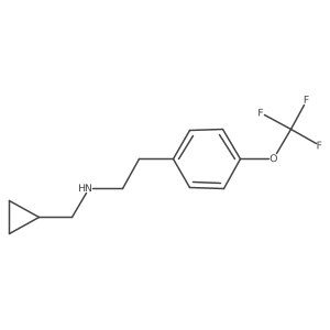 N-(Cyclopropylmethyl)-2-(4-(trifluoromethoxy)phenyl)ethanamine Structure