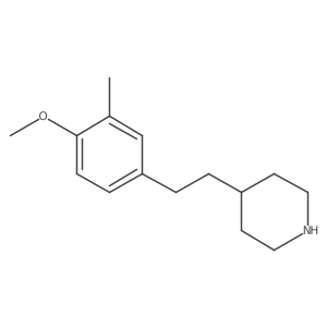 4-[2-(4-Methoxy-3-methylphenyl)ethyl]piperidine Structure
