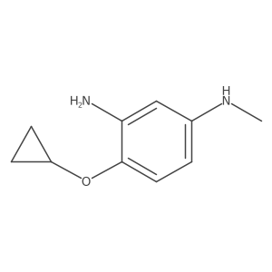 4-Cyclopropoxy-N1-methylbenzene-1,3-diamine Structure