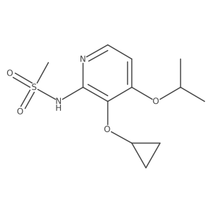 N-(3-Cyclopropoxy-4-isopropoxypyridin-2-YL)methanesulfonamide结构式