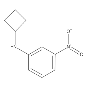 N-cyclobutyl-3-nitroaniline结构式
