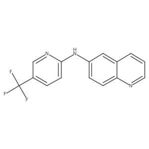 N-[5-(Trifluoromethyl)-2-pyridinyl]-6-quinolinamine Structure