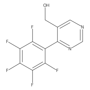 (4-(Perfluorophenyl)pyrimidin-5-yl)methanol结构式