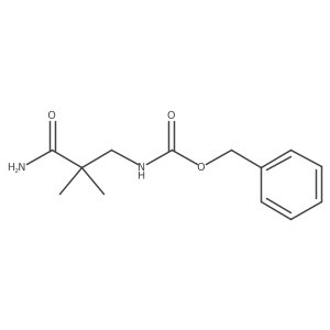 3N-Benzyloxycarbonyl 3-Amino-2,2-dimethylpropanamide-d6 Structure