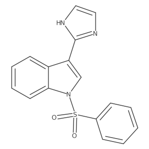 3-(1H-imidazol-2-yl)-1-(phenylsulfonyl)-1H-indole Structure