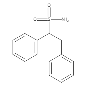 1,2-Diphenylethane-1-sulfonamide结构式