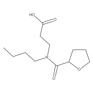 I(2)-Alanine, N-butyl-N-[(tetrahydro-2-furanyl)carbonyl]-结构式