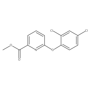 2-Pyridinecarboxylic acid,6-(2,4-dichlorophenoxy)-,methyl ester Structure