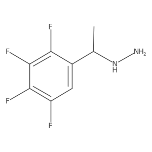 1-(2,3,4,5-Tetrafluorophenyl)ethylhydrazine结构式