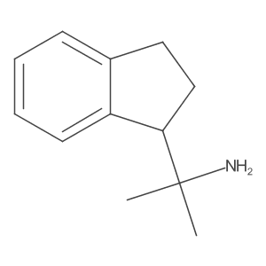 2-(2,3-dihydro-1H-inden-1-yl)propan-2-amine Structure